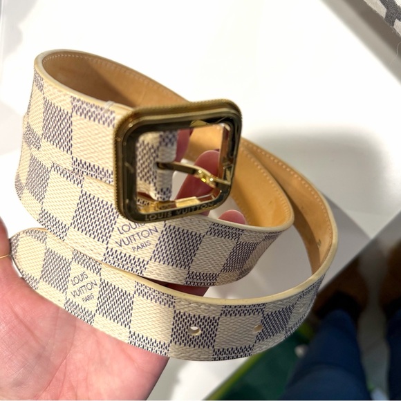 Louis Vuitton Damier Azur belt 85/34 main image 11